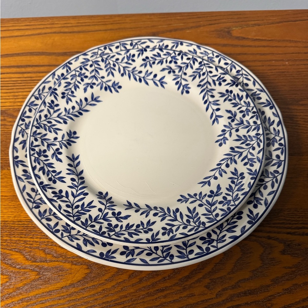 Ceramica Quadrifoglio Plates ~ 01-98 ~ 11 1/2” and 04-98 ~ 9 1/2” Made in Italy